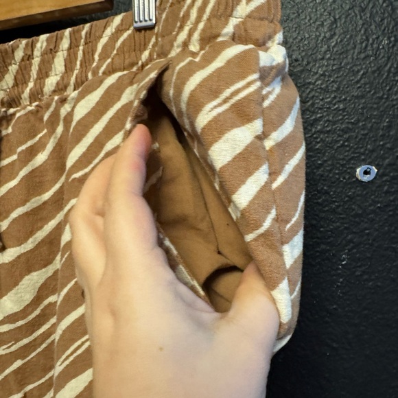 a new day Brown and Cream Zebra Patterned Pants Size XXL - Picture 2 of 4